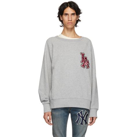 Gucci Grey LA Dodgers Edition Sweatshirt 